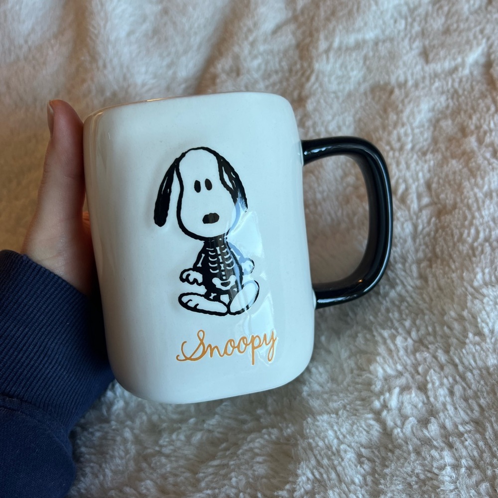Snoopy Skeleton Halloween Mug